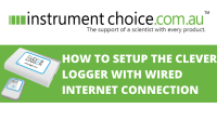 How to Setup the CleverLogger Wireless Fridge Logger with Wired Internet Connection (Ethernet)