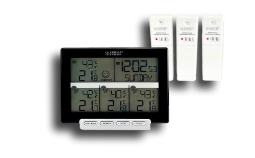 La Crosse Weather Station with 3 Remote Sensors - IC-308-1412-3TX