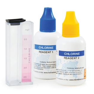 Chlorine (as Cl₂, free) Colorimetric-based Chemical Test Kit