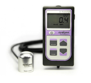MU-250 Handheld Meter with Separate UV-A Sensor (300 to 400 nm)