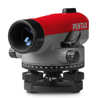 PENTAX AP-230: 30 x optical zoom, 1km levelling run = 1.5 mm.