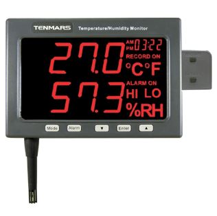 TM-185D LED Temperature and Humidity Monitor and Data Logger