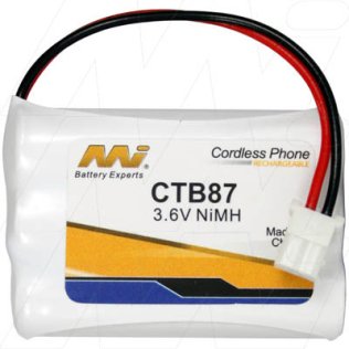 Cordless Telephone Battery, Baby Monitor Battery - CTB87-BP1