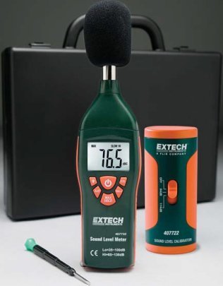 EXTECH 407732-KIT, Low-High Range Sound Level Meter Kit