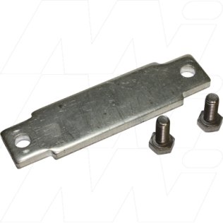Busbar Interconnect Nickel Copper Plate with Screws for LiFePO4 batteries. 95mm. - K2BUSBAR-95